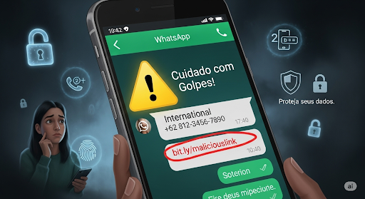 ⚠️ Alerta de Golpes no WhatsApp: Cresce Uso de Números Internacionais para Enganar Brasileiros