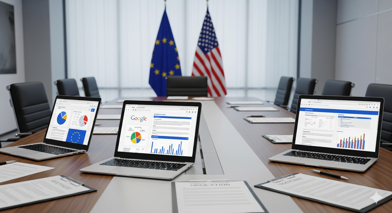 UE adia multa bilionária ao Google em meio a tensões comerciais com os EUA