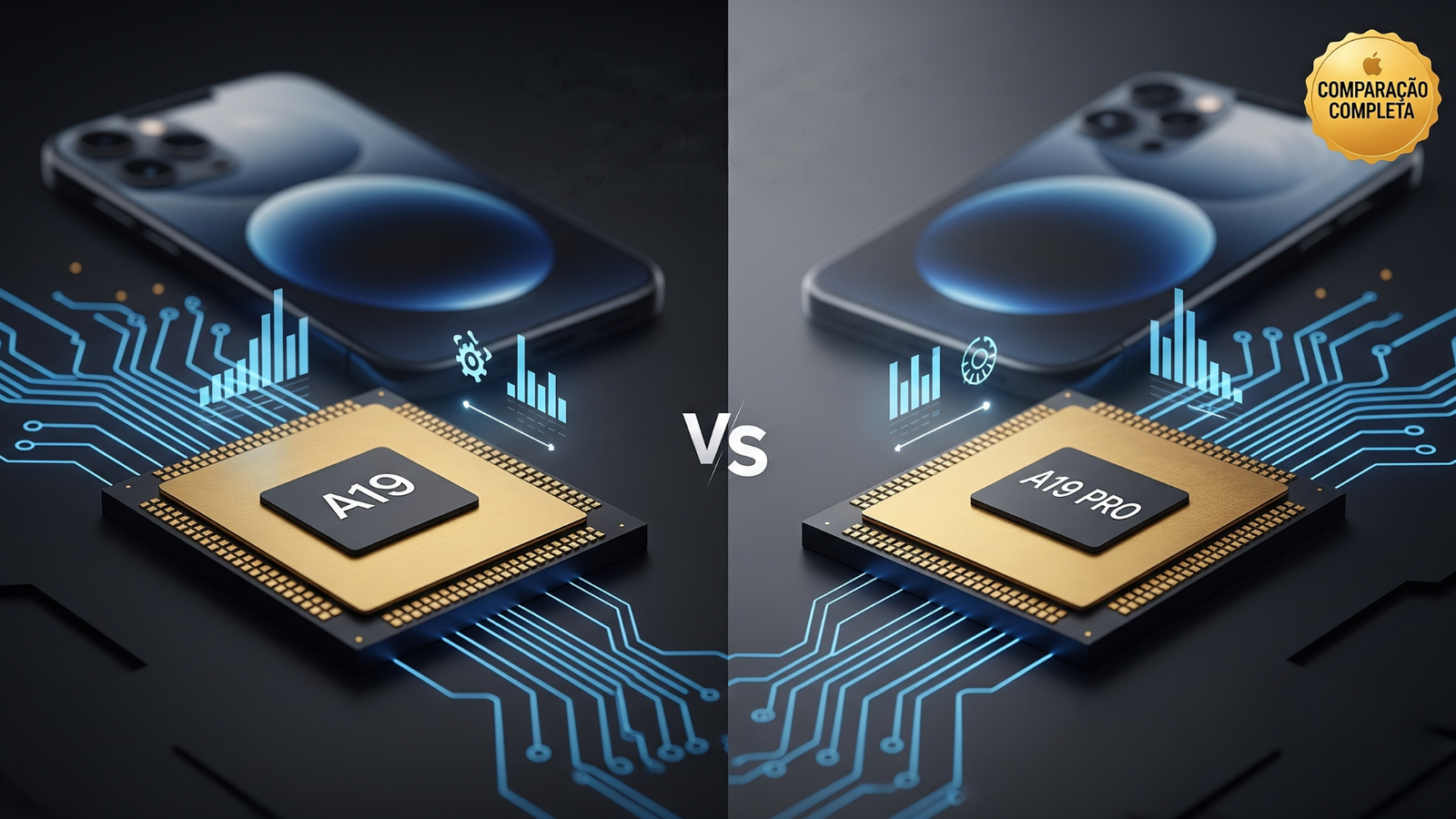 Apple A19 vs A19 Pro: Vazamento revela principais diferenças dos chips do iPhone 17