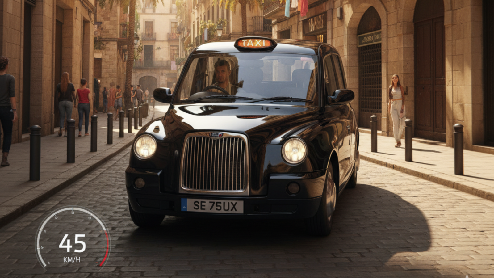 Taxi Life Ganha Novo DLC Black Cab: Dirija o Icônico Táxi Londrino pelas Ruas de Barcelona