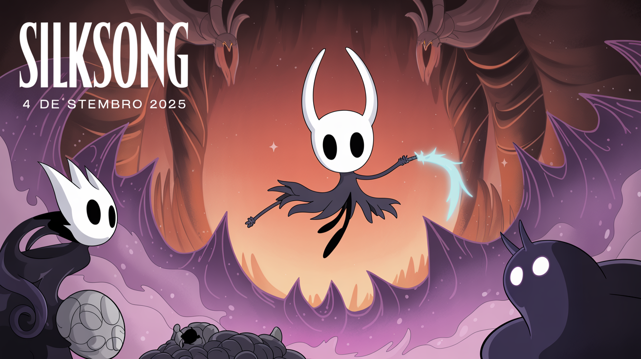 Hollow Knight: Silksong Finalmente é Lançado e Derruba Lojas Digitais Após 7 Anos de Espera Épica